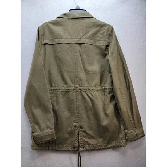 Per Se Army Green Anorak Jacket Size Large L NWOT - Picture 3 of 8